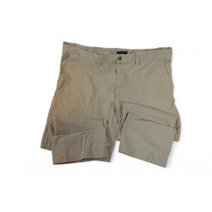 Club Room Men’s Khaki Flat Front Chino Pants 38x32 Classic Fit